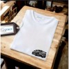 Erkek Oversize Ön Araba Baskili T-shirt Premium